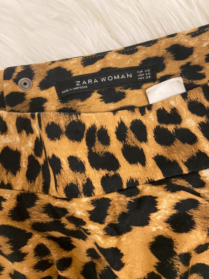 Jupe peplum Zara léopard - photo numéro 2
