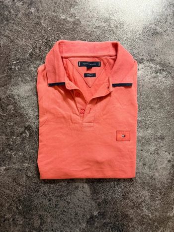 Polo manches courtes homme Tommy Hilfiger rose S