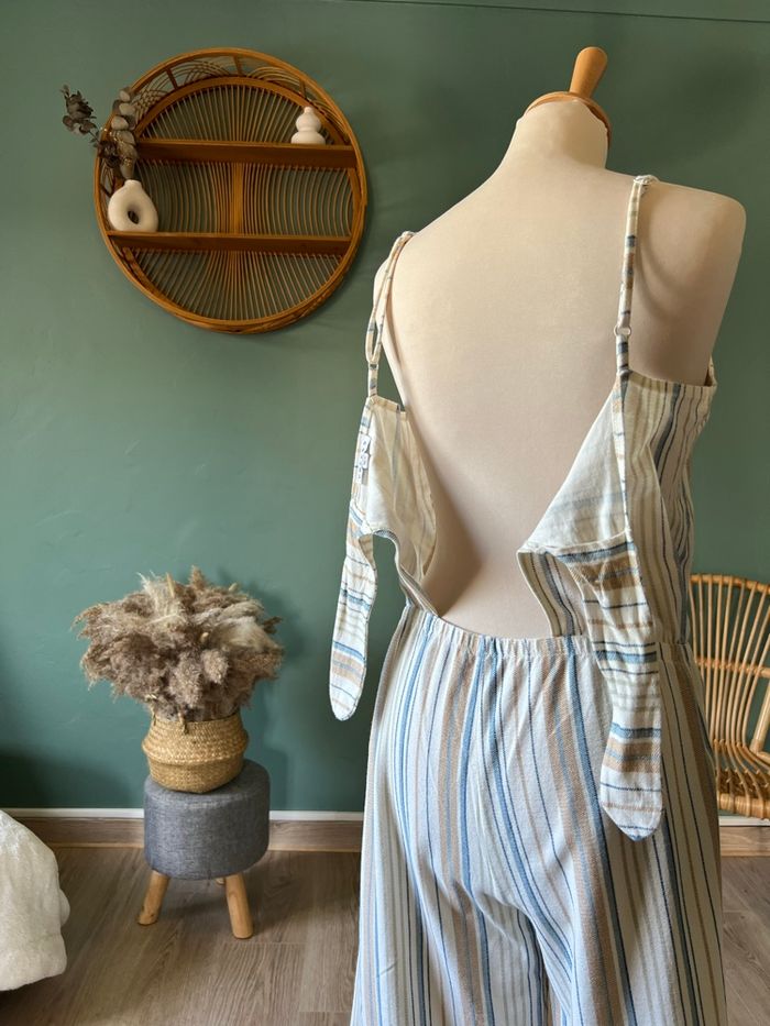 Combinaison 🩵💛🤍 rayée Creeks 16 ans - photo numéro 6