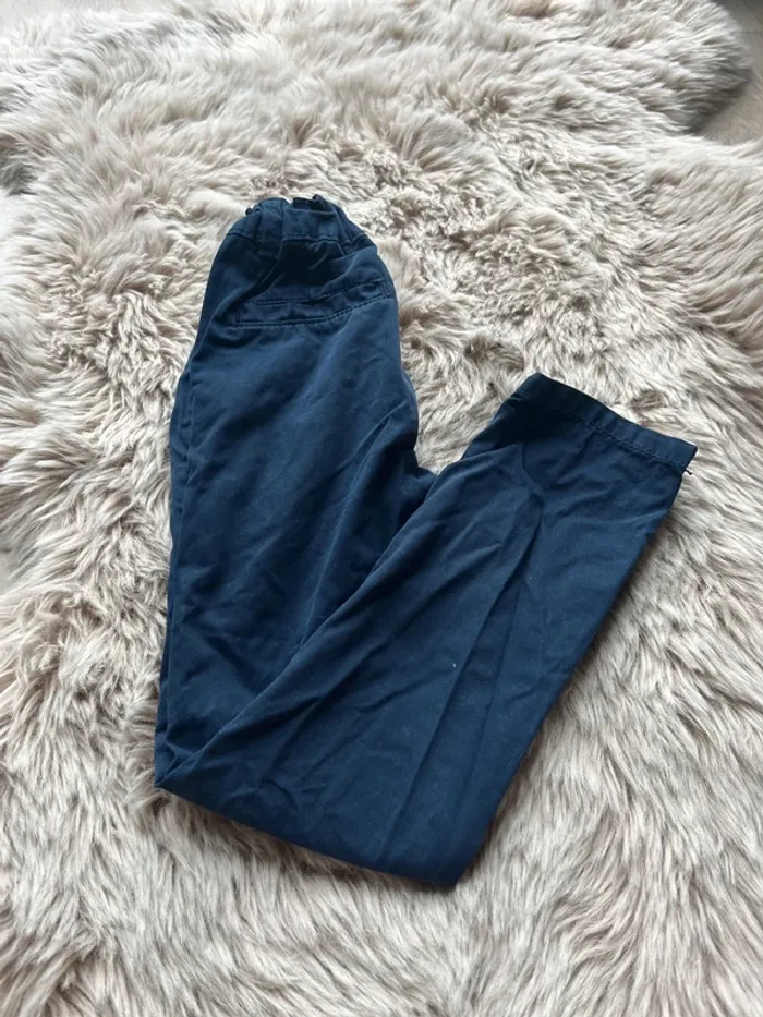 Pantalon bleu chino garçon 4 ans DPAM