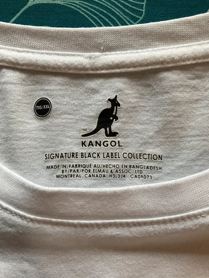 T-shirt blanc pour homme Kangol taille XXL 368 - photo numéro 9