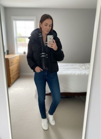 Veste matelassée Burberry noire 