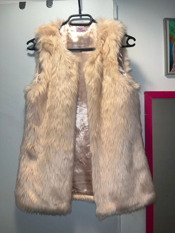 Gilet fausse fourrure - photo numéro 2