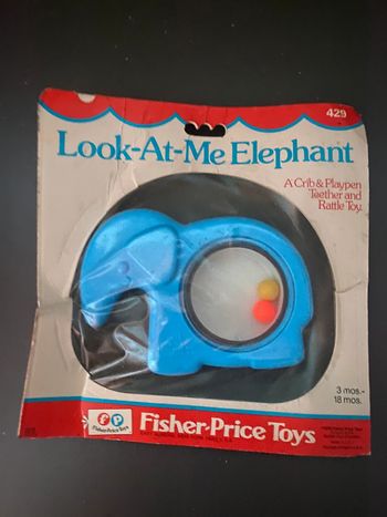pas d envoie avec homerr  fisher price 1976 look at me 429 elephant jouet bebe