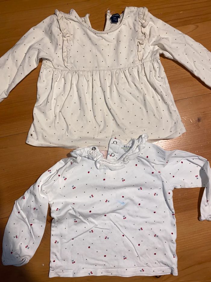 Lot de 2 tee-shirts manches longues