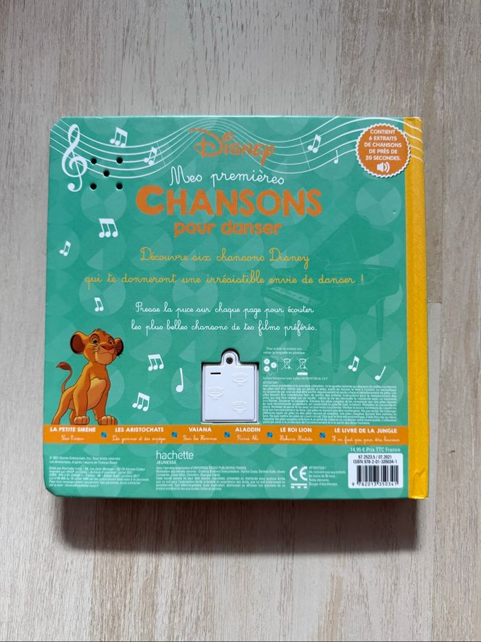 Livre sonore Disney Chansons pour danser - photo numéro 2
