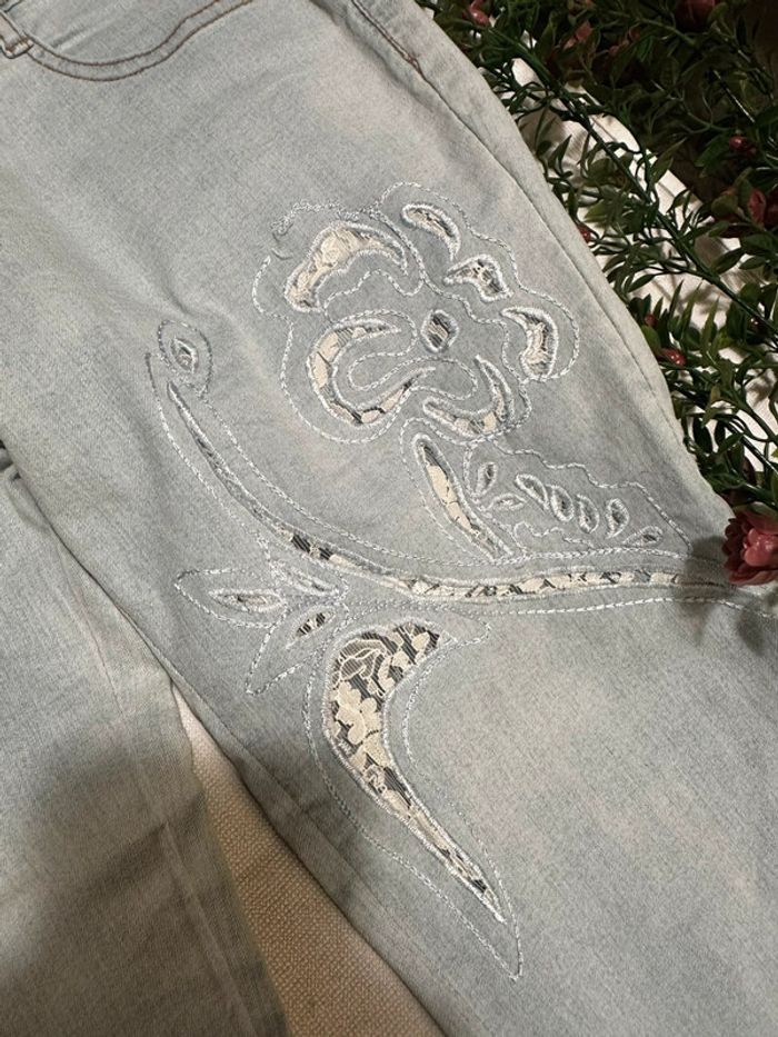 👖 Pantacourt bleu clair – Marque Budy – Taille M 🩵 - photo numéro 3