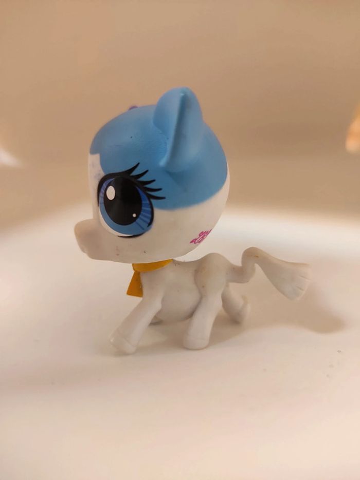Littlest Petshop LPS 3225 vache cow vaca white blue bleu #geektradelpsvache - photo numéro 3