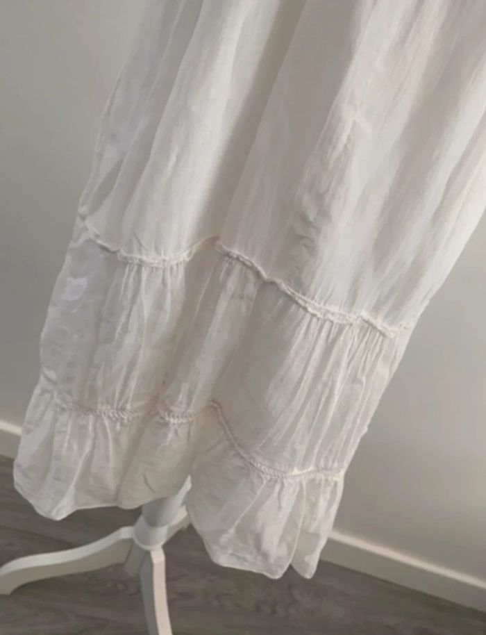 Robe blanche en crochet Vintage T38 - photo numéro 4