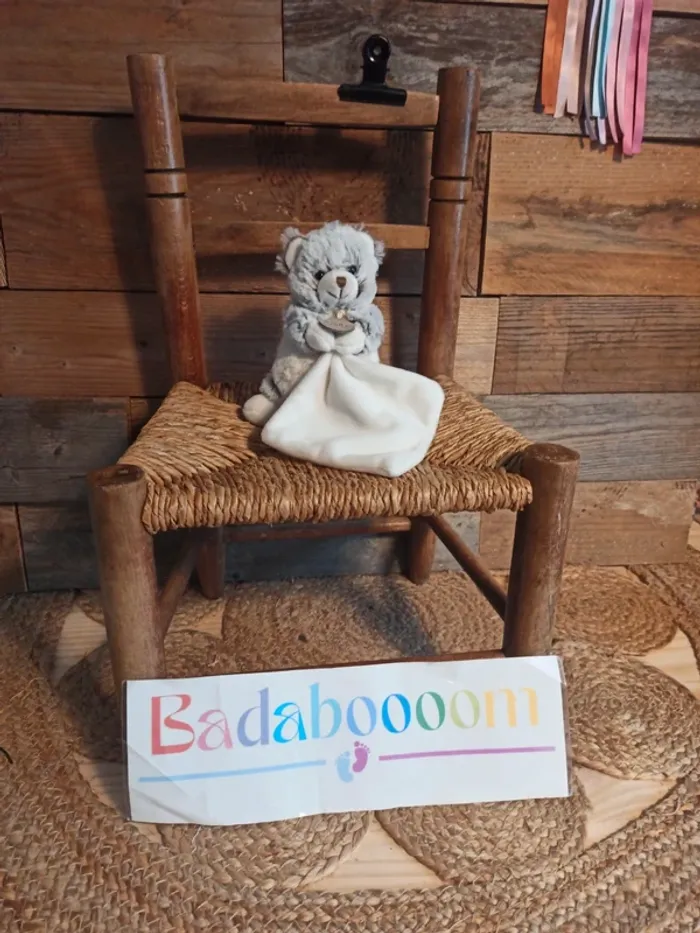 Doudou ours flocon Baby nat tbe