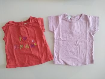 Tee-shirt manches courtes, lot de 2