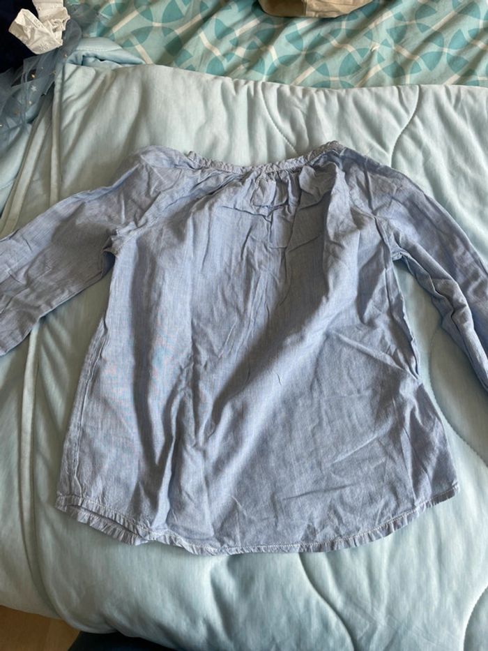Blouse manche longues à rayures H&M 110cm - photo numéro 3