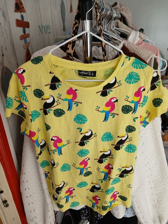 T-shirt fille a motifs>