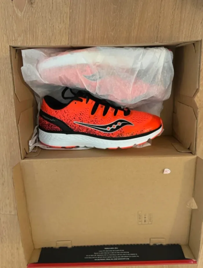 Baskets Saucony S-Freedom Iso Vizi - taille 36.5 orange - photo numéro 4