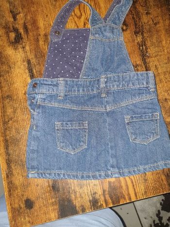 Robe en jean bébé fille