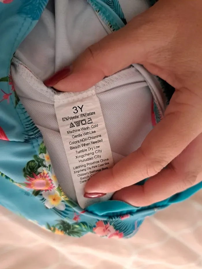 Maillot de bain flamant rose, taille 3 ans - photo numéro 3