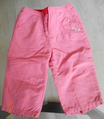 Pantalon fille rose doublé - 6-12 mois /Baby GAP