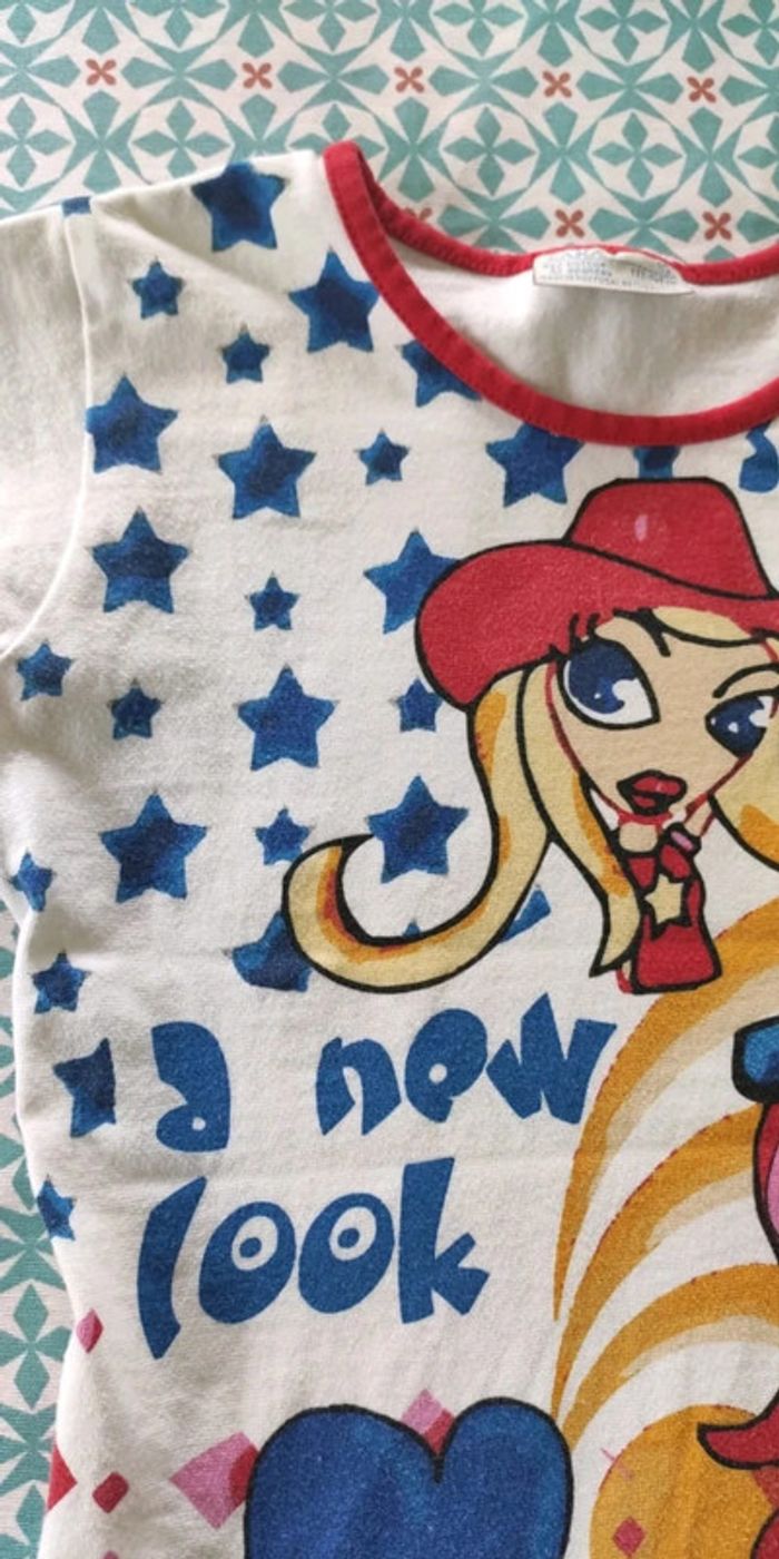 Zara t-shirt fille 10 ans - photo numéro 2