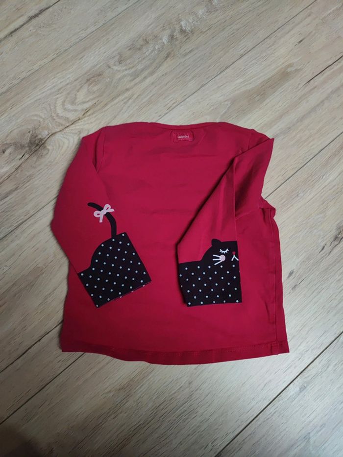 Tee shirt manche chat catimini - photo numéro 3