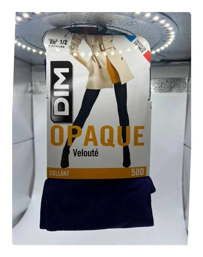 Collant opaque DIM violet taille 1/2 (Pas de Vinted Go)