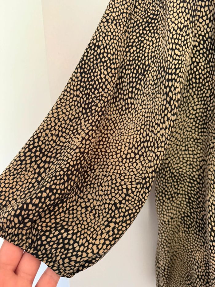 Blouse noire et beige Jacqueline Riu - photo numéro 2