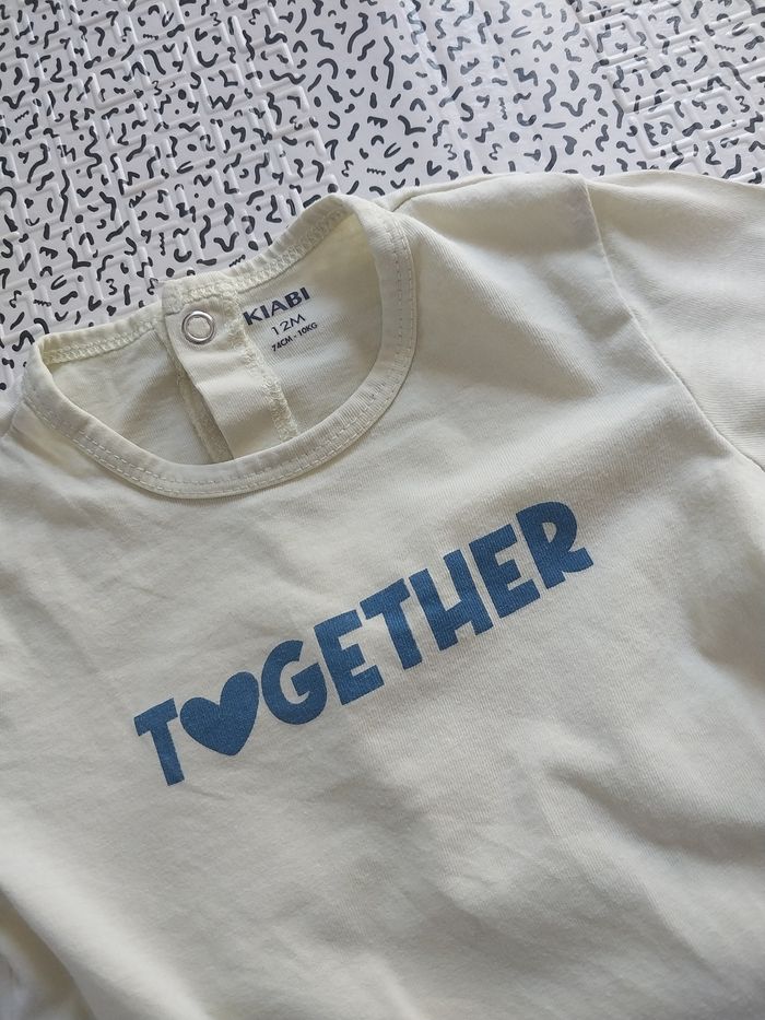 Pyjama bébé KIABI “TOGETHER” 12 mois - photo numéro 2