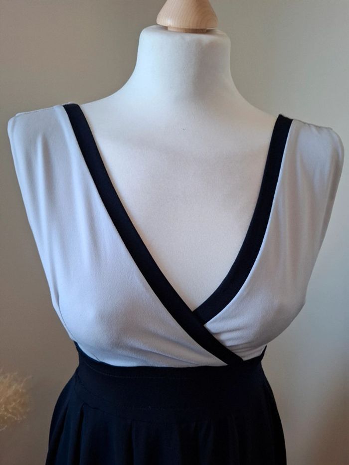 Robe cache-coeur chic Blue Sand taille XS/S 34/36 - photo numéro 2