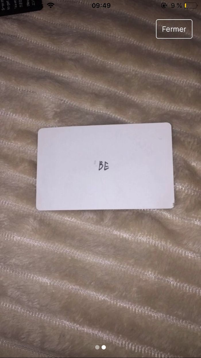 photocard bts v - photo numéro 2