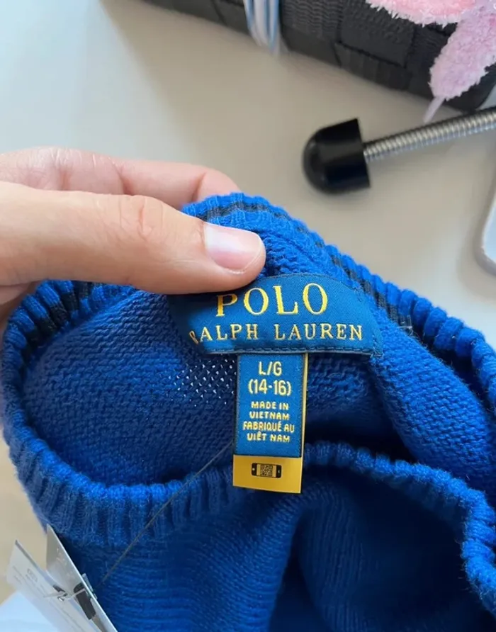 Pull Ralph Lauren Taille 14-16 Ans L - photo numéro 4