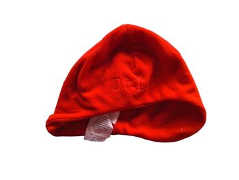 Bonnet polaire rouge 6-12 mois