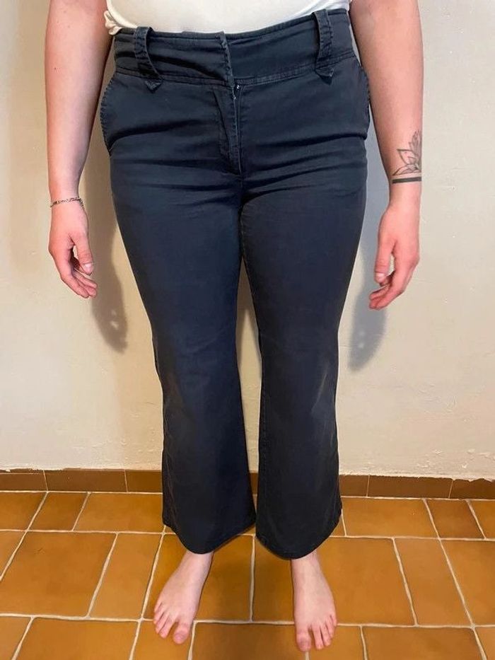pantalon bleu marine camaieu M