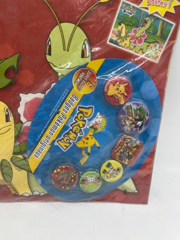 Livre d’activité Magazine POKEMON le magazine officiel avec ces 6 magnets modèle rouge ancien version NEUF - photo numéro 5
