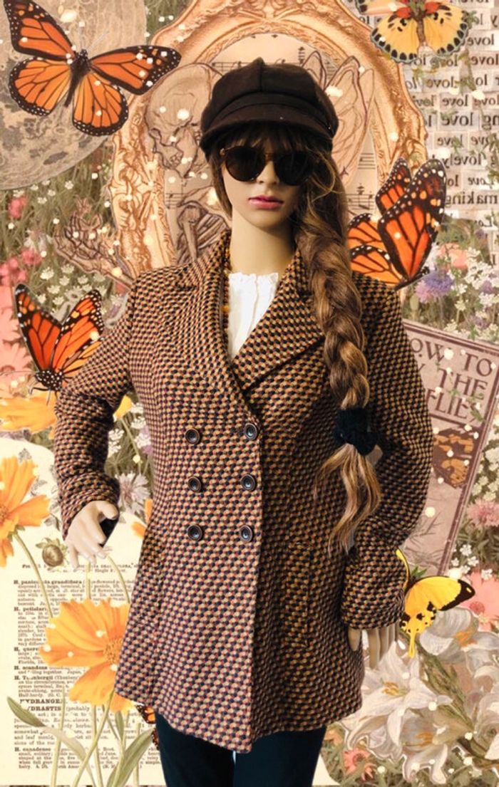 🤎Blazer laine motif multicolore Motivi wool multicolor pattern blazer🧡 - photo numéro 4