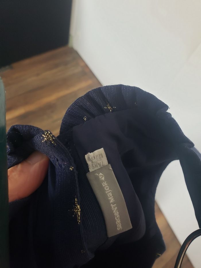 Robe fête fille sergent major 7 ans comme neuf - photo numéro 4