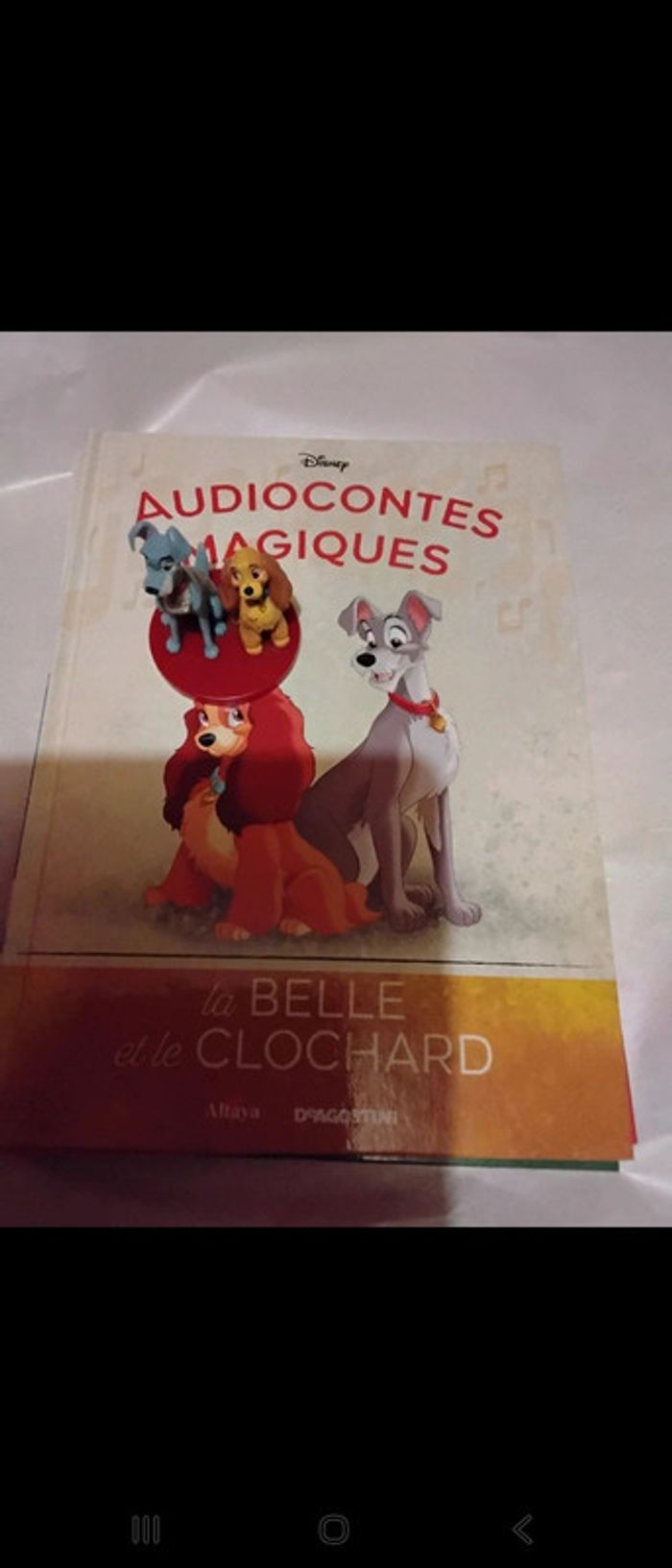 Livre+Figurine 17 audioconte magique altaya deagostini disney magic audio conte compte