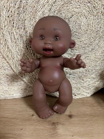Poupée poupon bébé métisse peau noire nines d onil