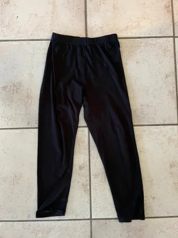 Pantalon thermique noir 110/116cm