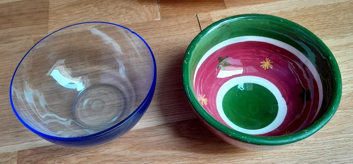 deux bols bon état avec défauts dont un marocain - photo numéro 2