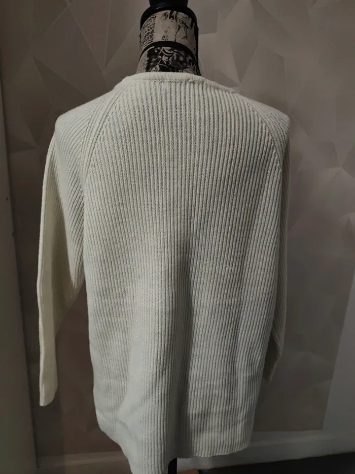 Pull blanc - photo numéro 3
