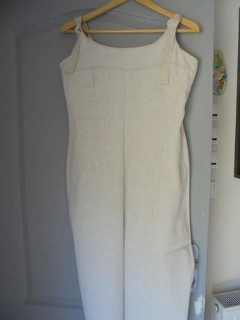 robe longue écrue T42 Etam