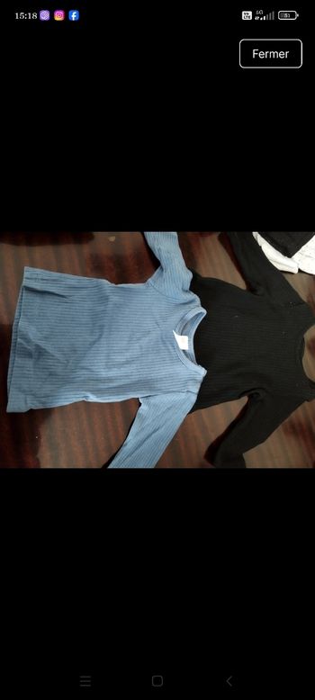 Lot de 2 hauts
