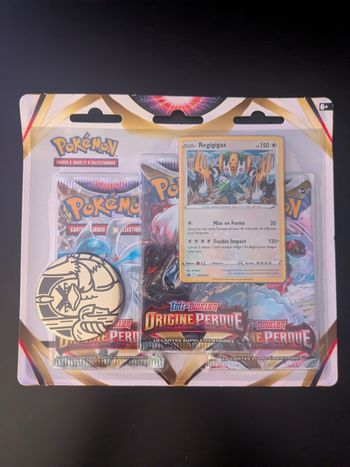 Carte Pokémon Origines Perdues Tripack 3 Boosters Regigigas
