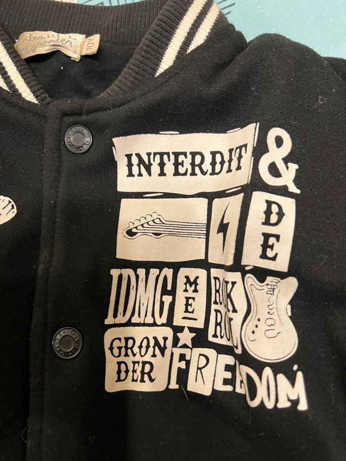 Veste interdit de me gronder - photo numéro 3