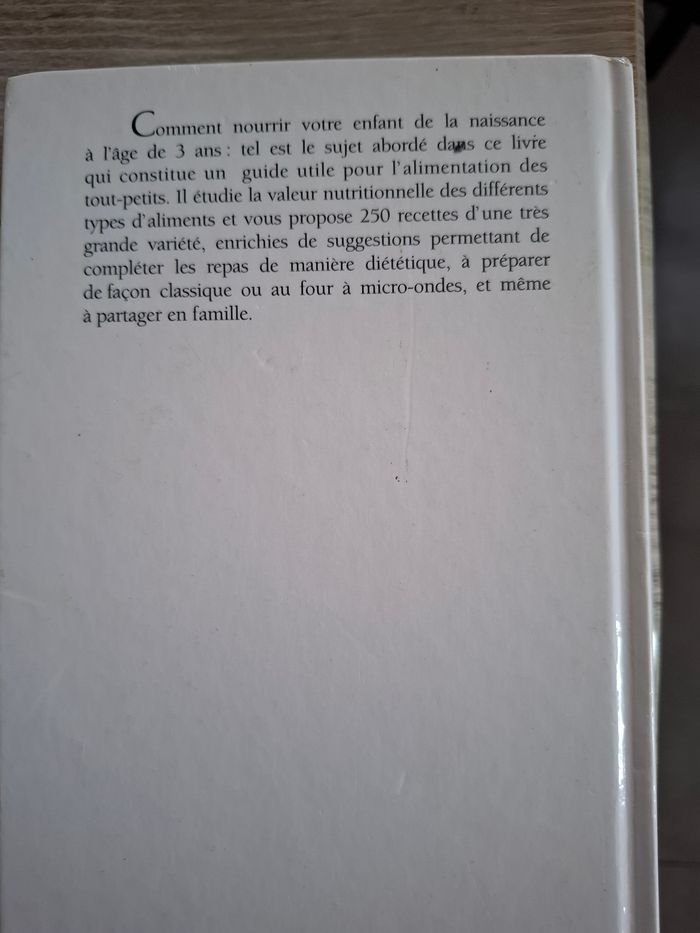Livre alimentation des petits 3 mois a 3 ans - photo numéro 2