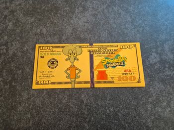 Billet OR à collectionner Bob L'éponge