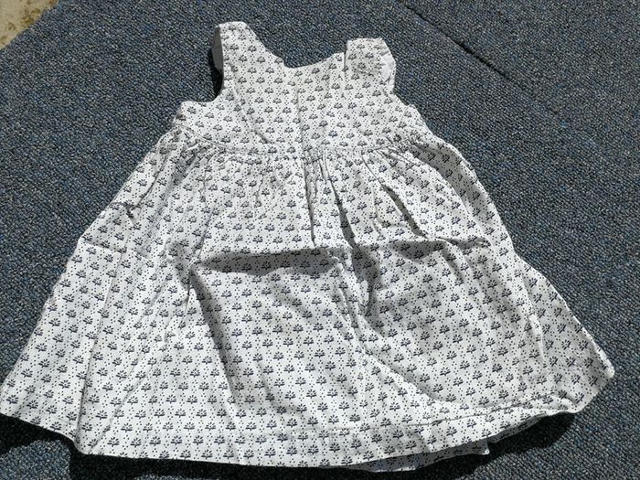 Robe blanc et bleu + culotte 3M bout'chou - photo numéro 9