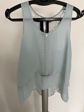 Blouse débardeur légère bleu ciel – Taille 38 (H&M)