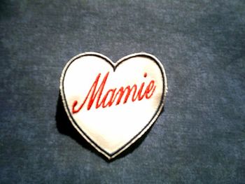 Ecusson Mamie brodé à coudre