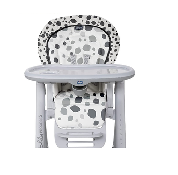 Housse de chaise haute polly Progress5 anthracite Chicco - NEUF