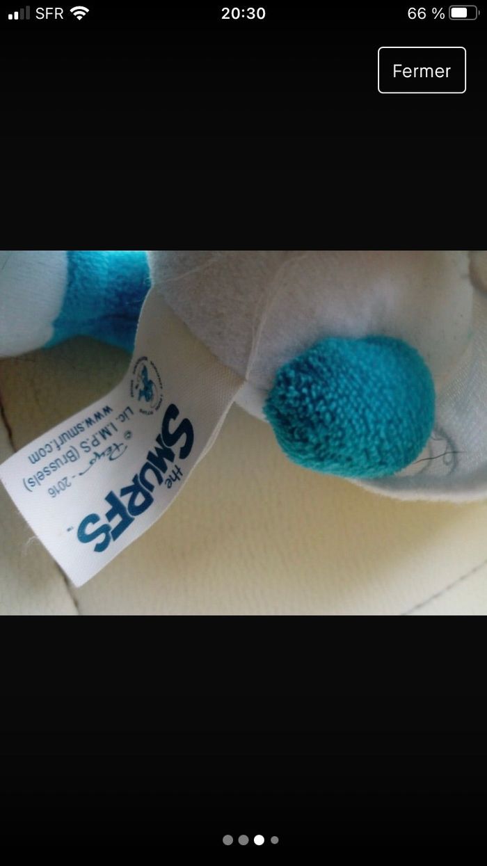 Peluche schtroumpfette - photo numéro 4